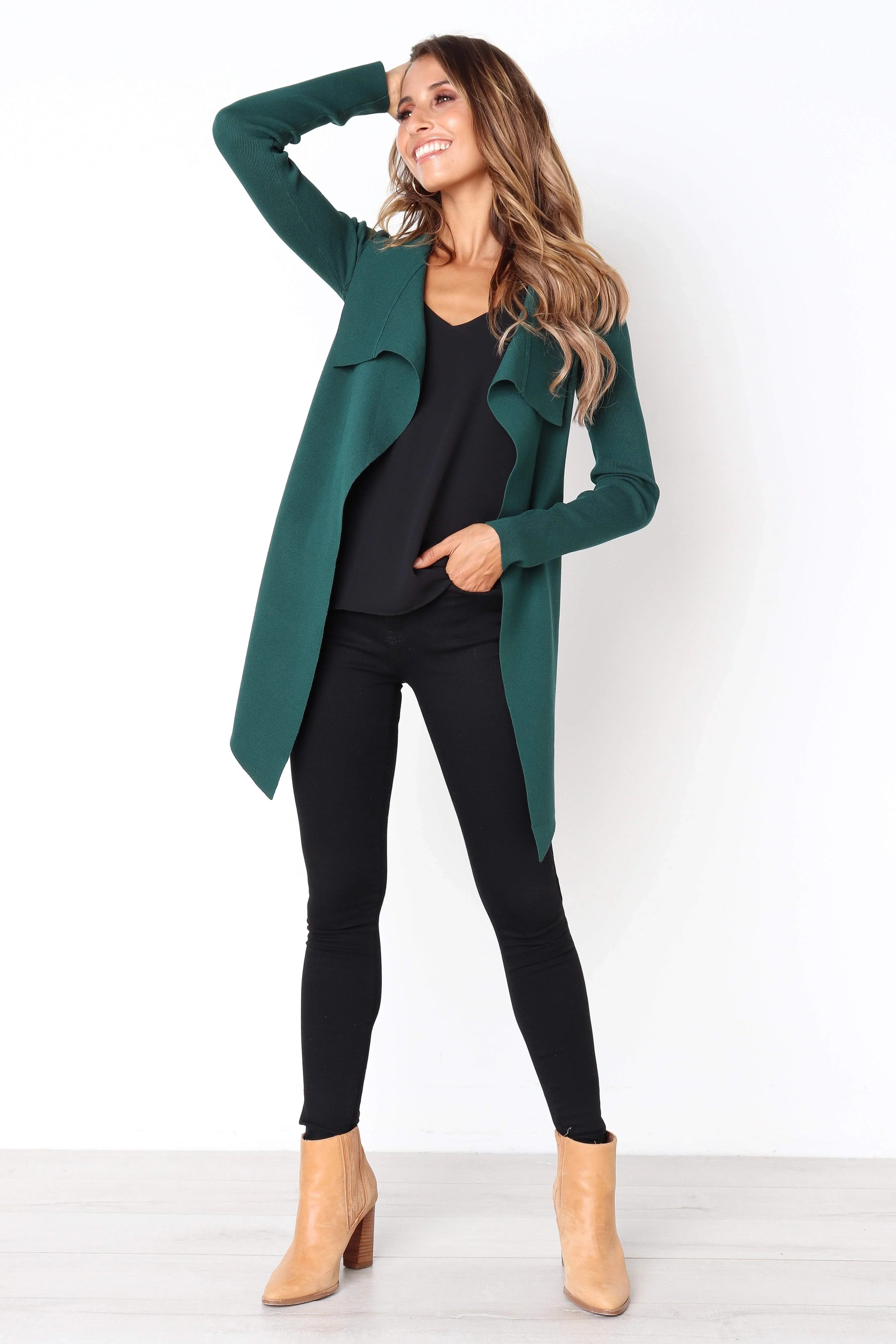 Zimmer Cardigan Forest Green