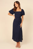 Chloe Cut Out Dress Navy