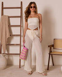 Gelato Please Open Knit Cover Up Pants
