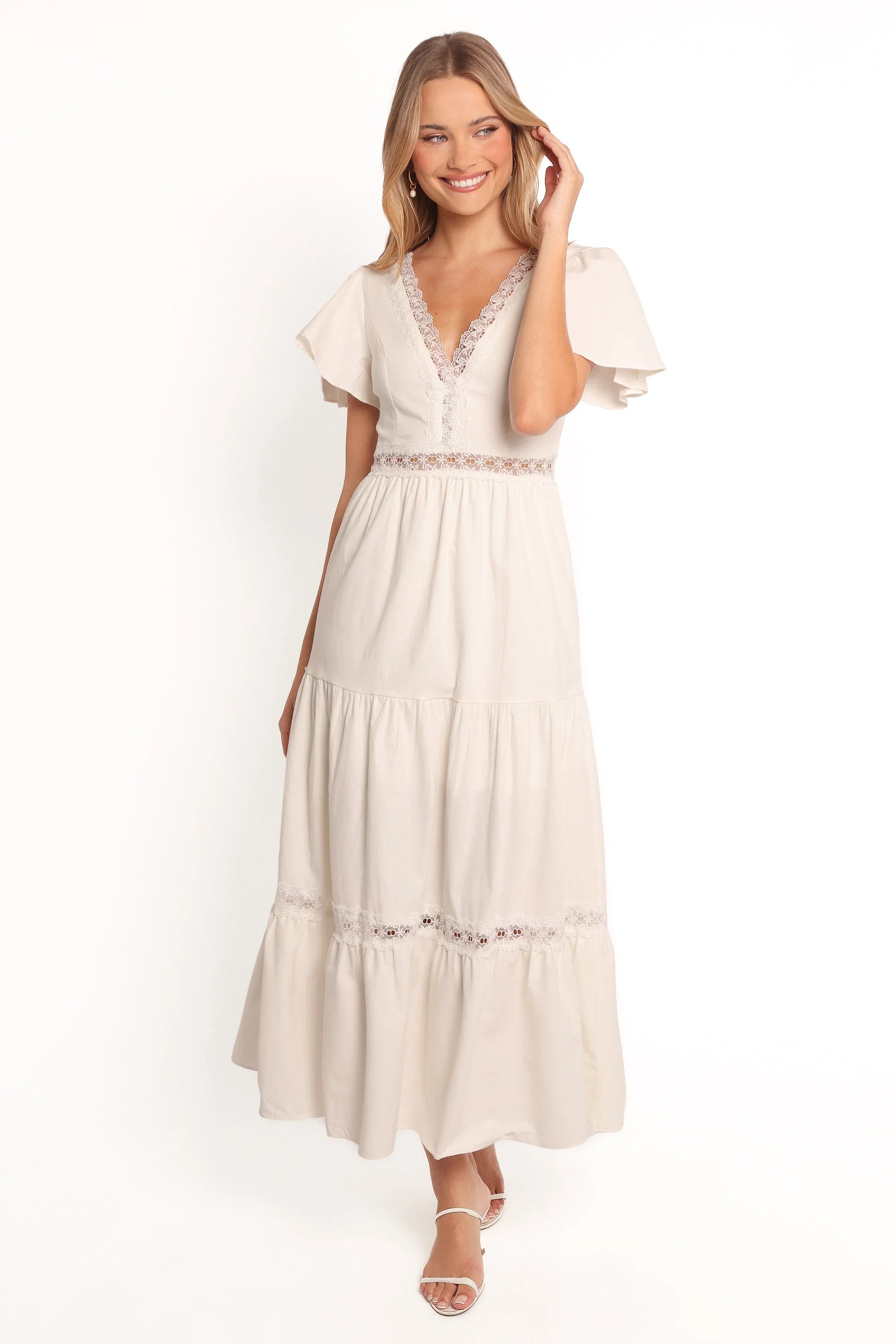Minny Maxi Dress Cream