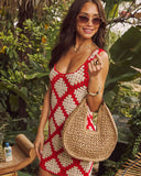Savannah Woven Straw Tote Bag