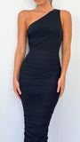 Natalia Midi Dress Black