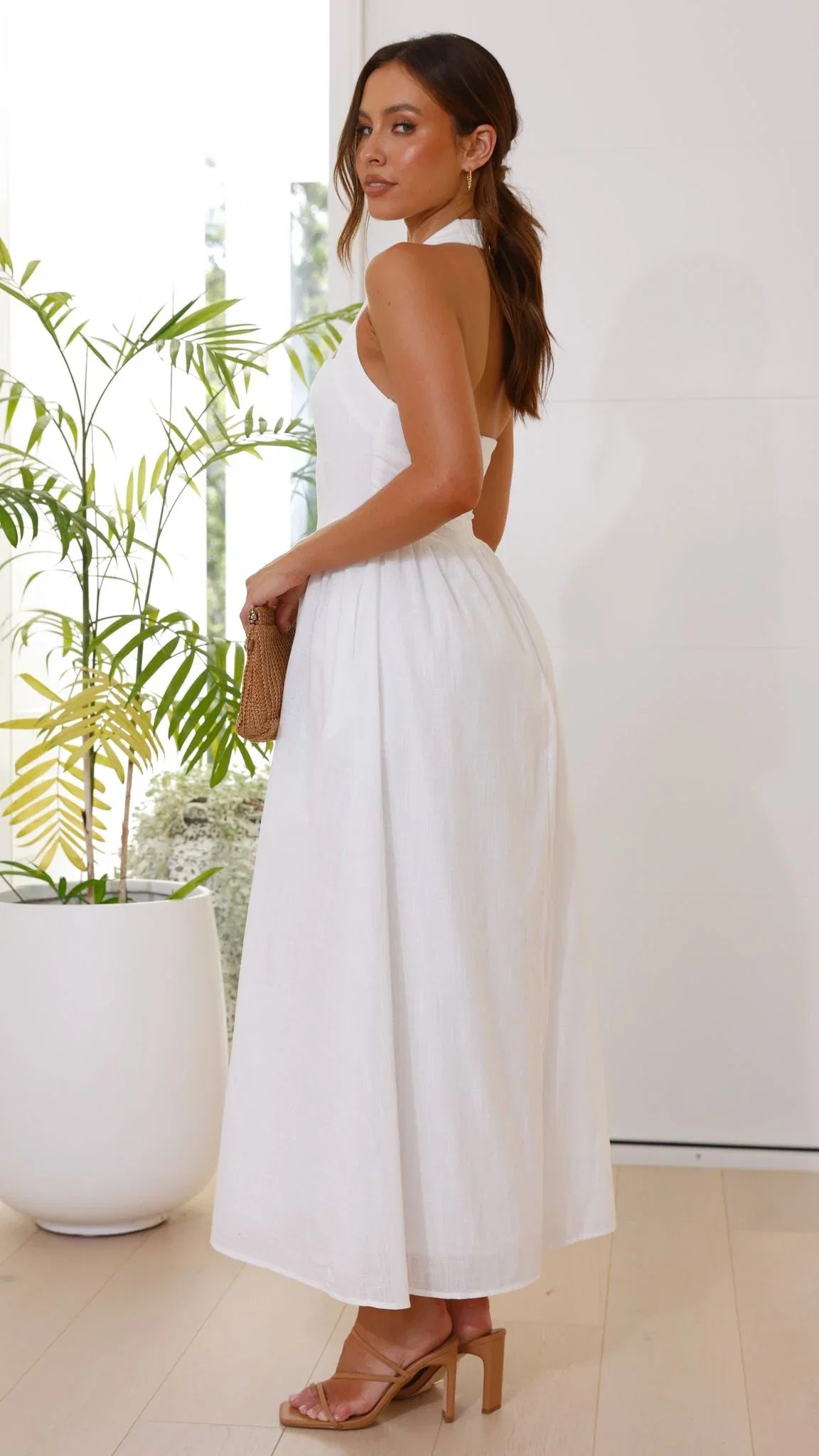 Caden Maxi Dress White