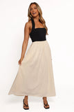 Jayden Maxi Dress Black Cream
