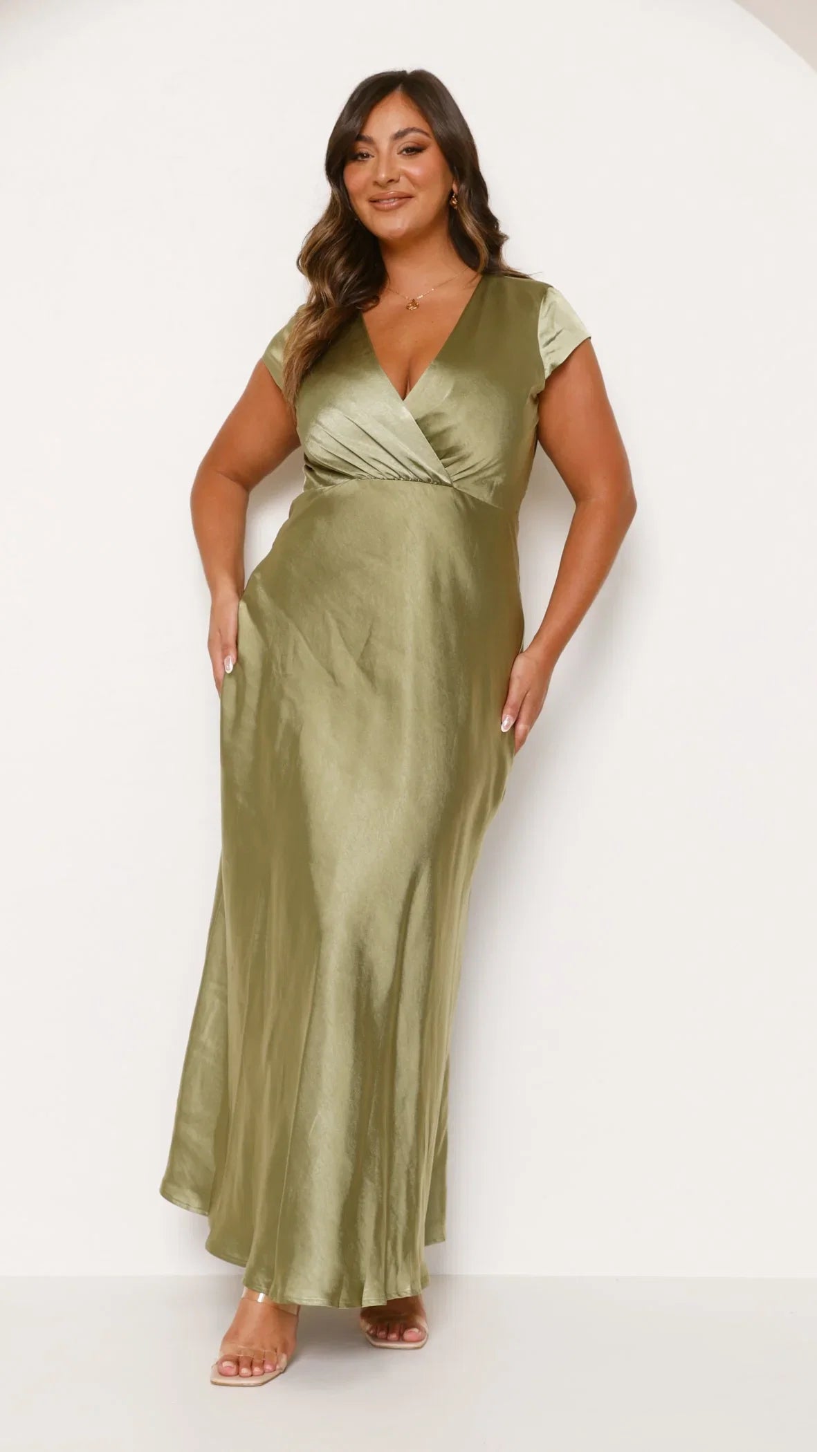 Selma Maxi Dress Olive