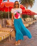 Fresh Daydream Pleated Maxi Skirt