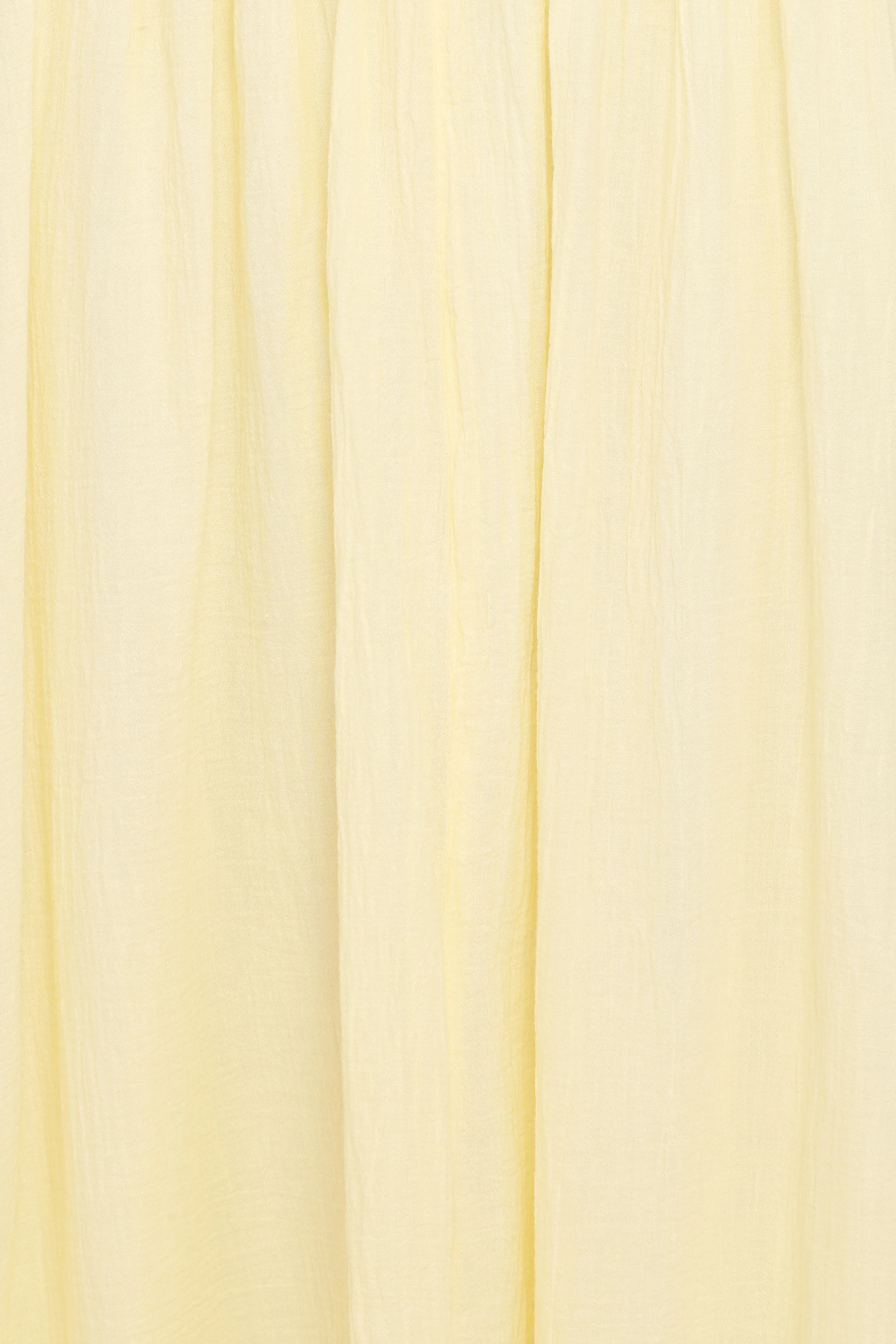 Enola Gather Midi Dress Yellow