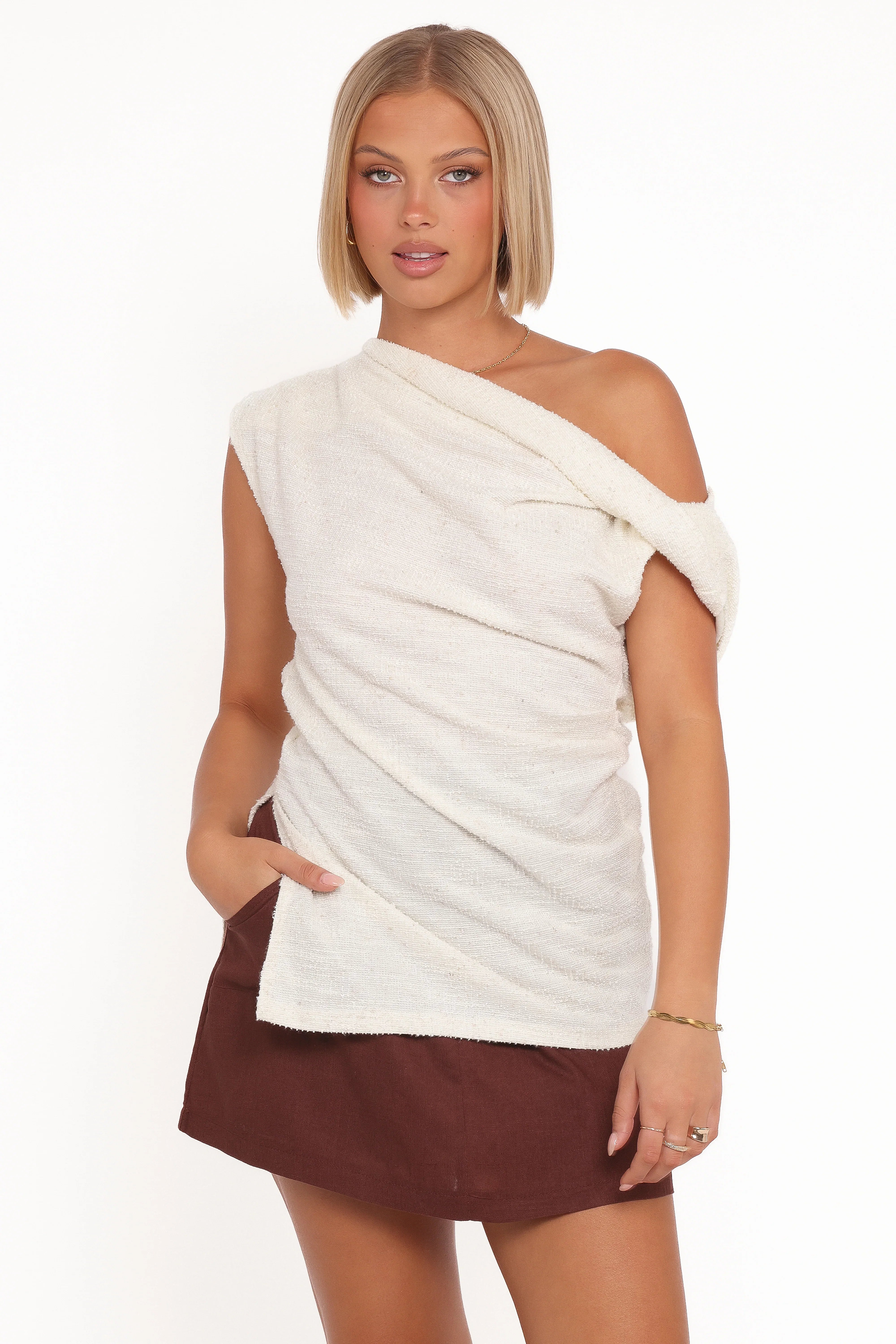 Selma Knit Top Cream