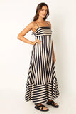 Brea Maxi Dress Black Stripe