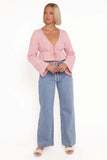 Reed Long Sleeve Top Pink