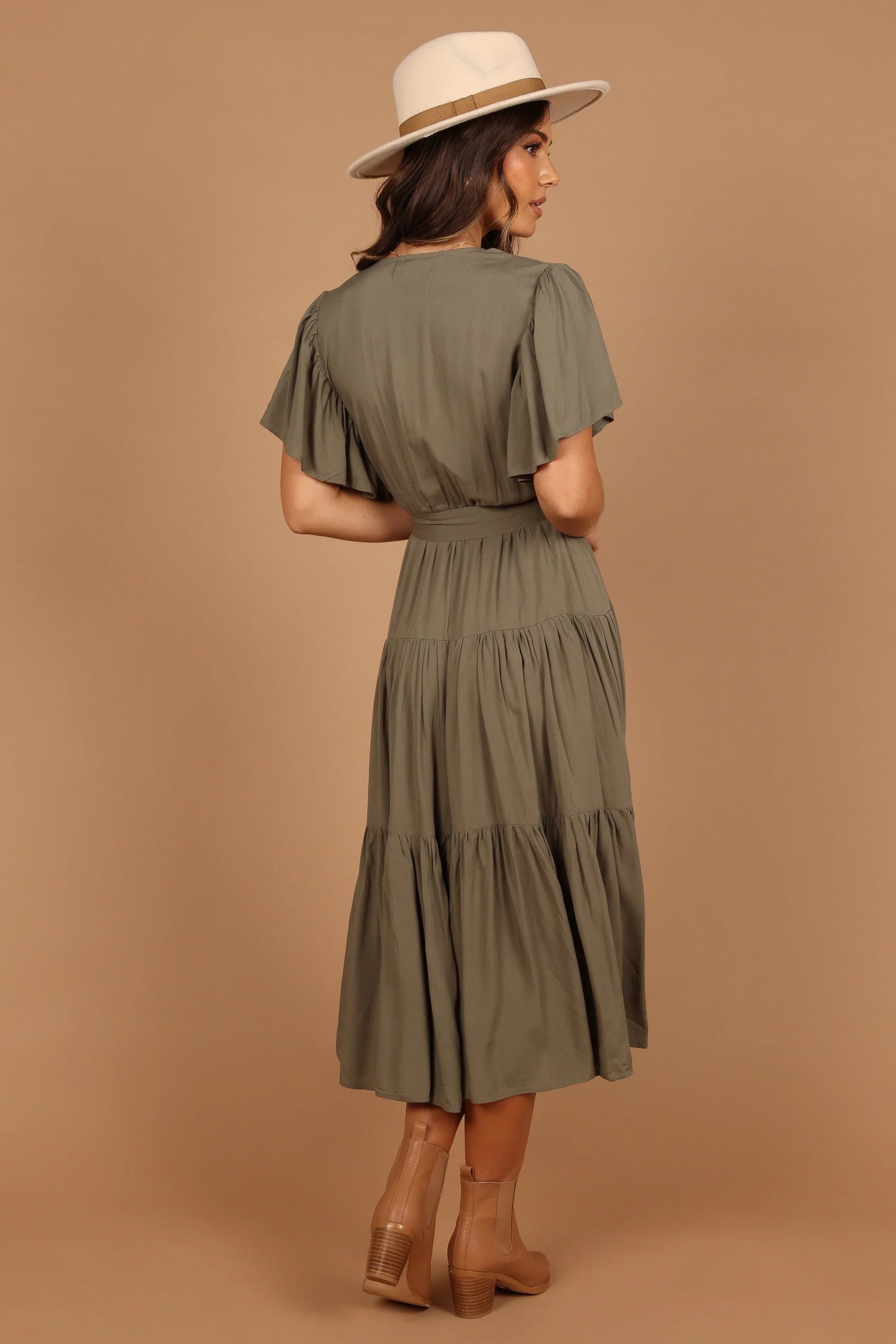 Barker Dress Olive