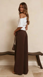 Maeva Tailored Pants Brown