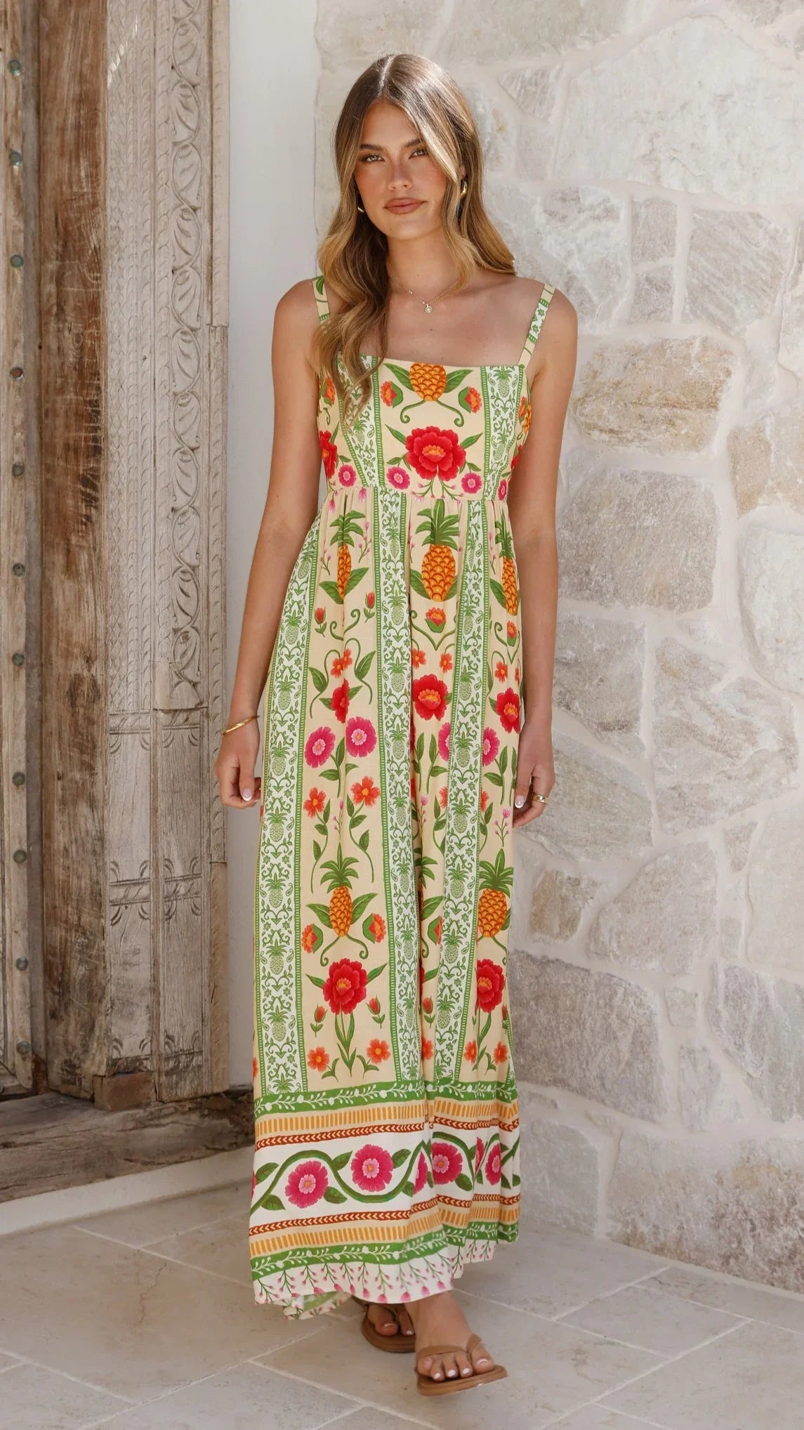 Keziah Maxi Dress Sunkissed Print