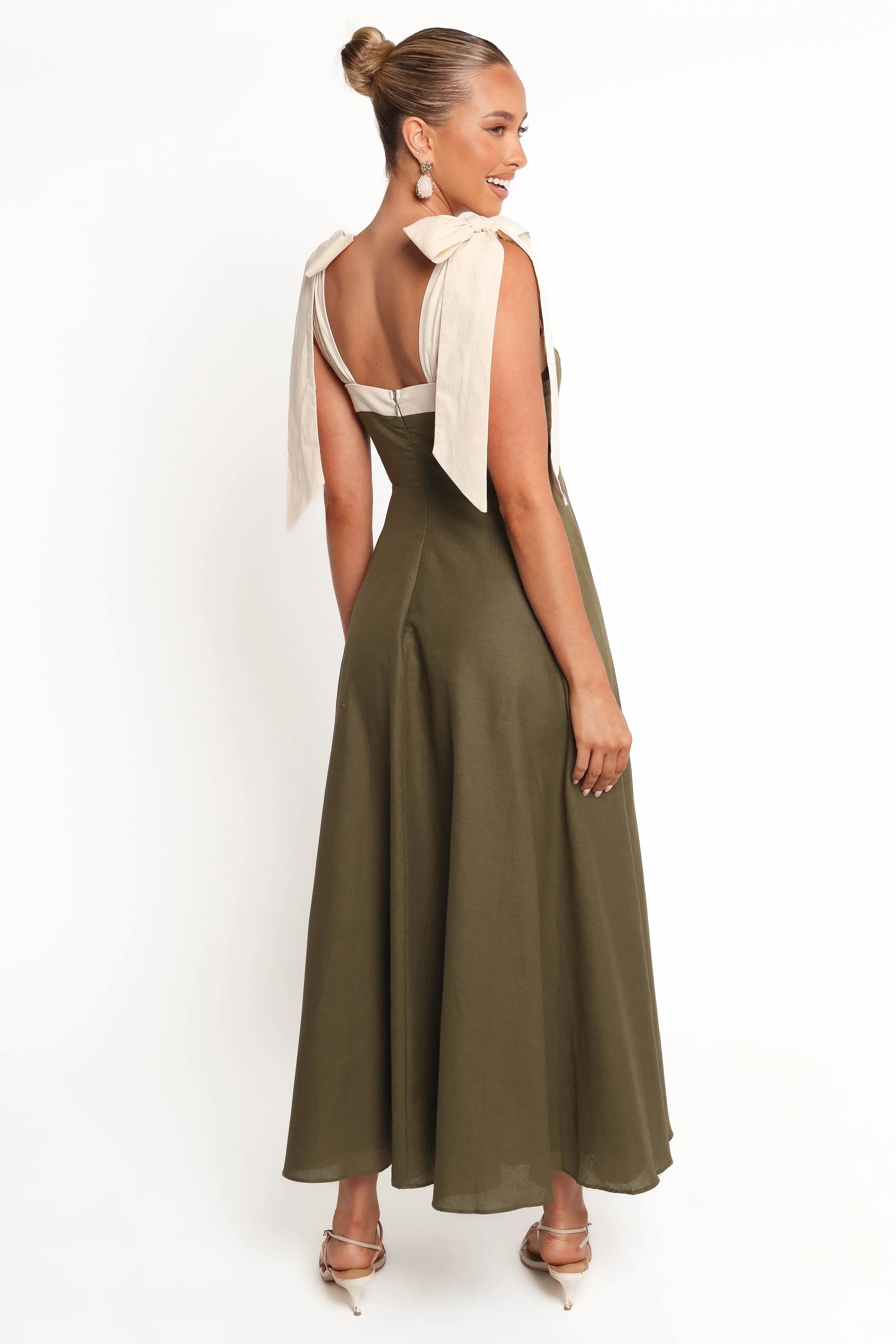 Olinda Midi Dress Olive