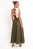 Olinda Midi Dress Olive