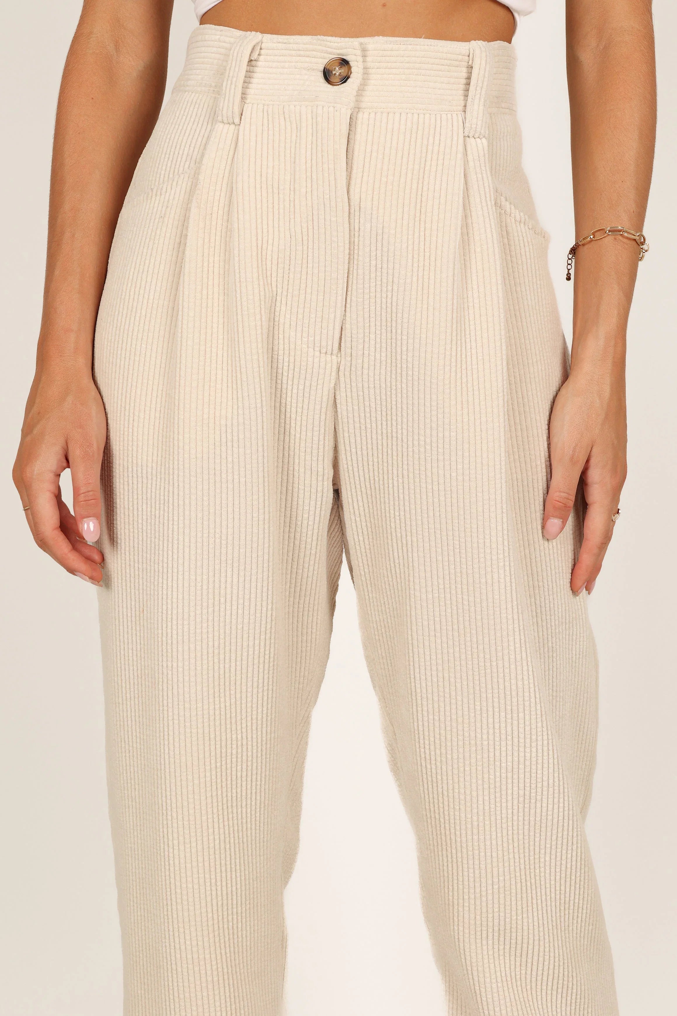 Talaren Cord Pant Cream
