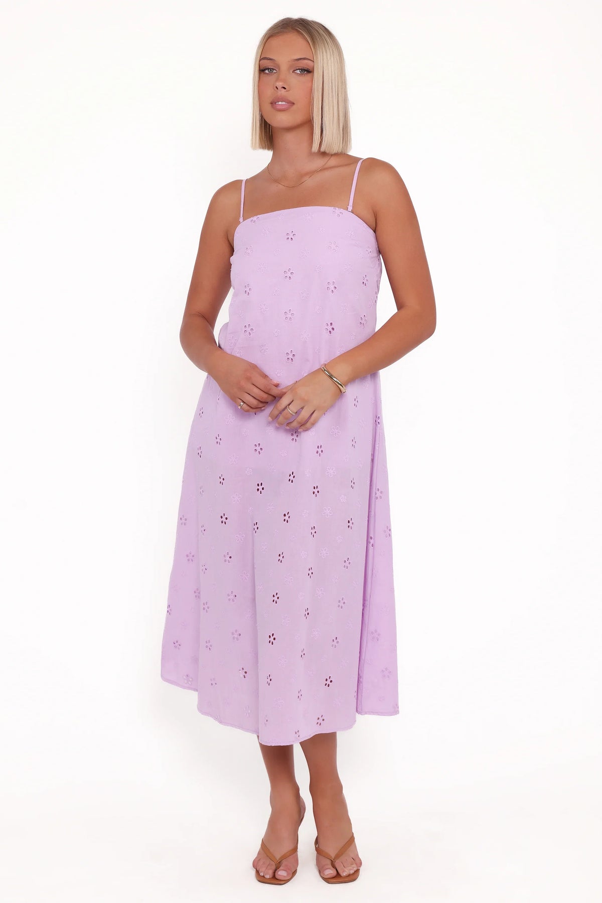 Narcissa Strapless Maxi Dress Lilac