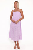 Narcissa Strapless Maxi Dress Lilac