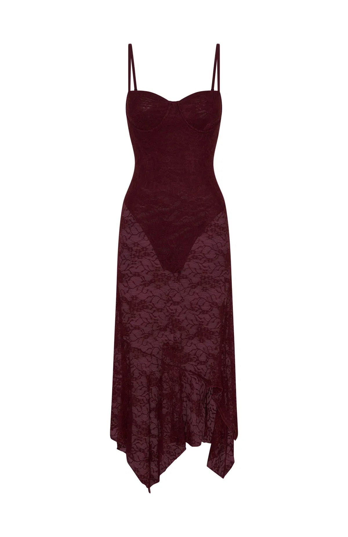 Darling Girl Midi Dress Port