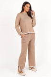 Nathan Two Piece Knit Set Latte