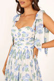 Floret Midi Dress Blue