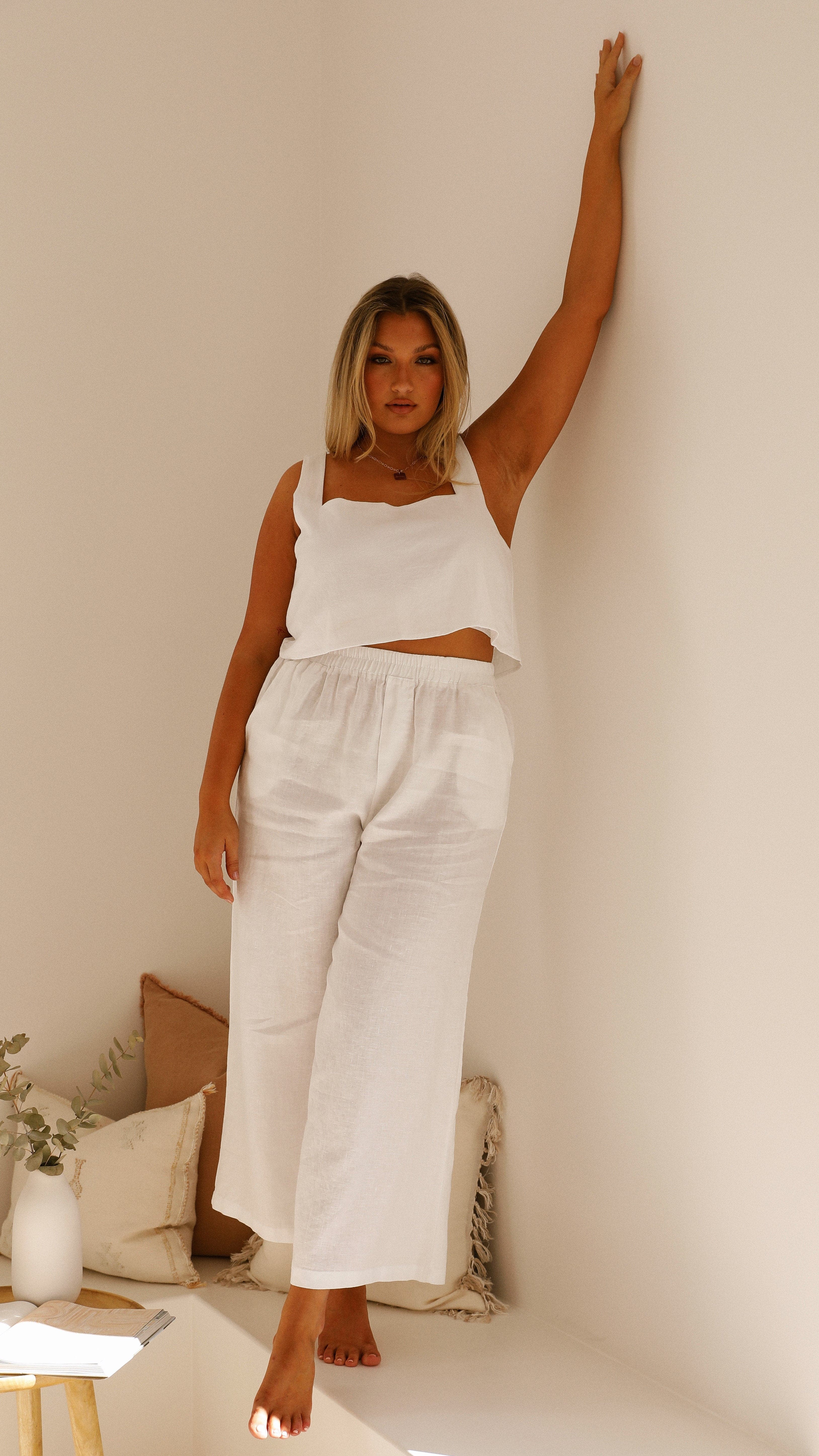 Oceana Pants White