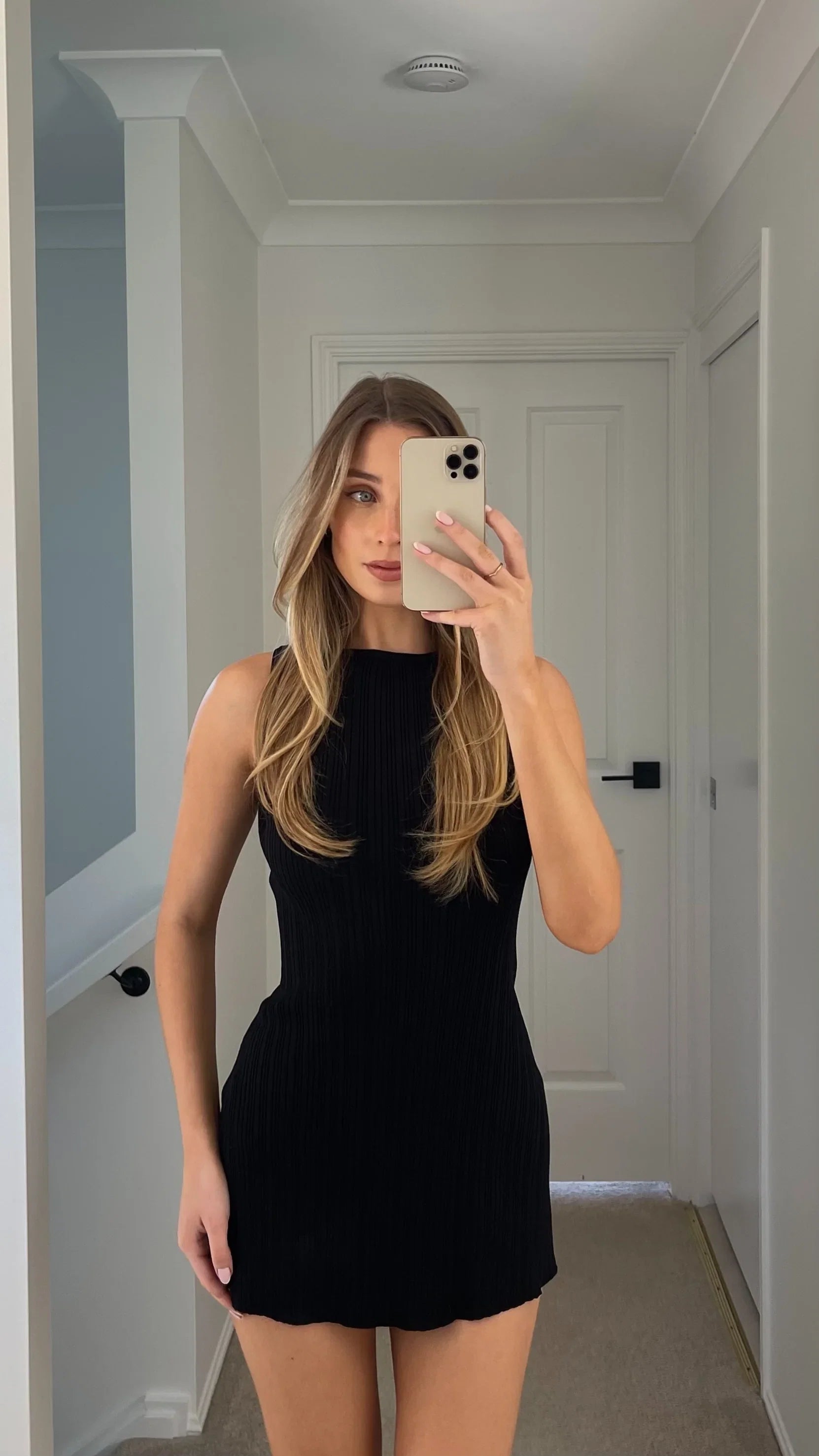 Alexa Mini Dress Black