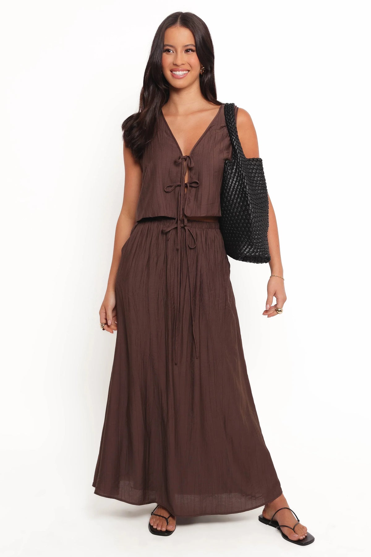 Captie Skirt Set Chocolate Brown