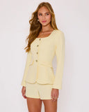 Gentle Allure Blazer Romper
