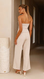 Payton Strapless Top Beige