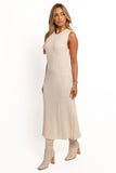 Kellie Knit Midi Dress White