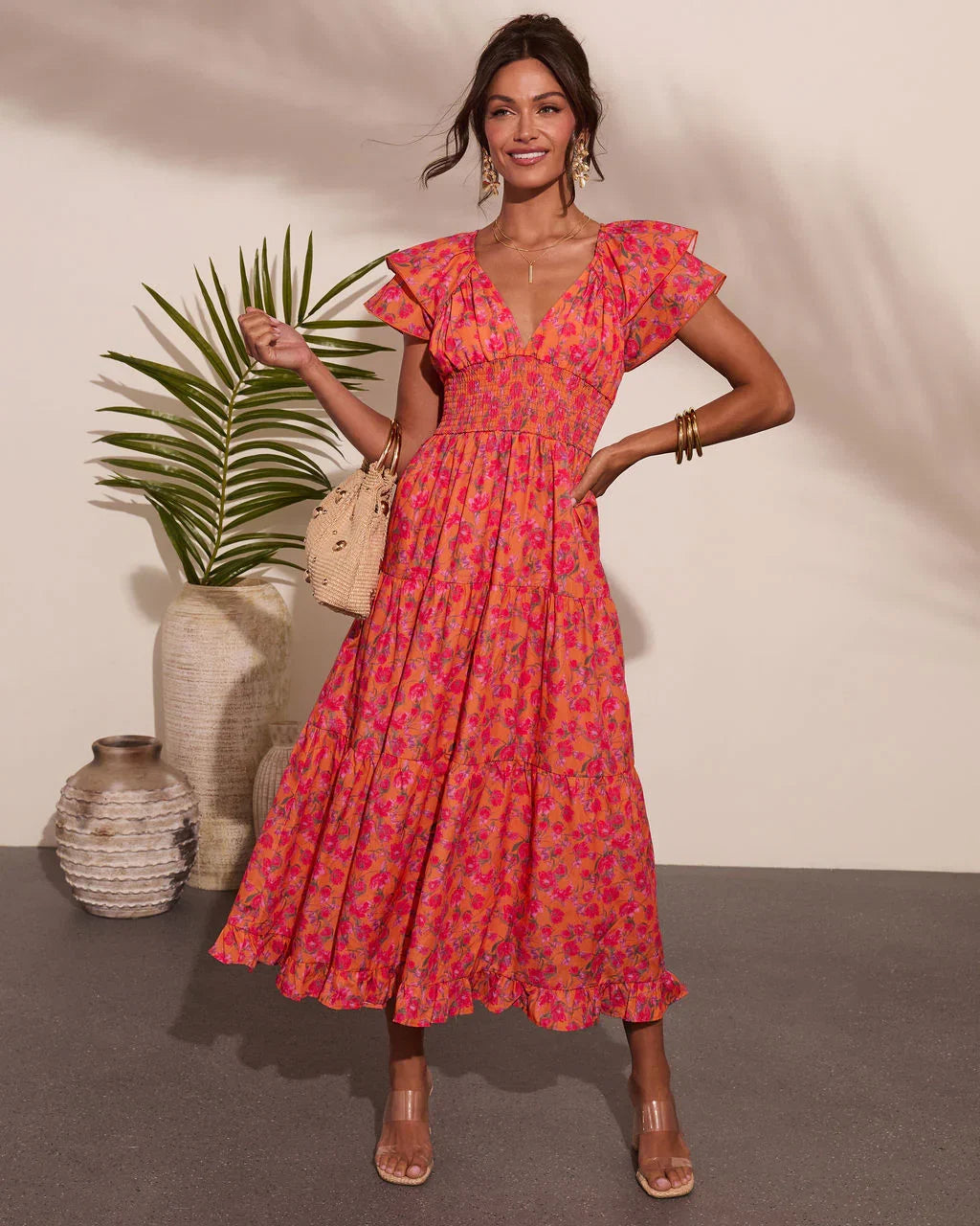 Sunbud Glow Floral Maxi Dress