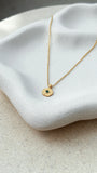 May Birthstone Necklace Emerald