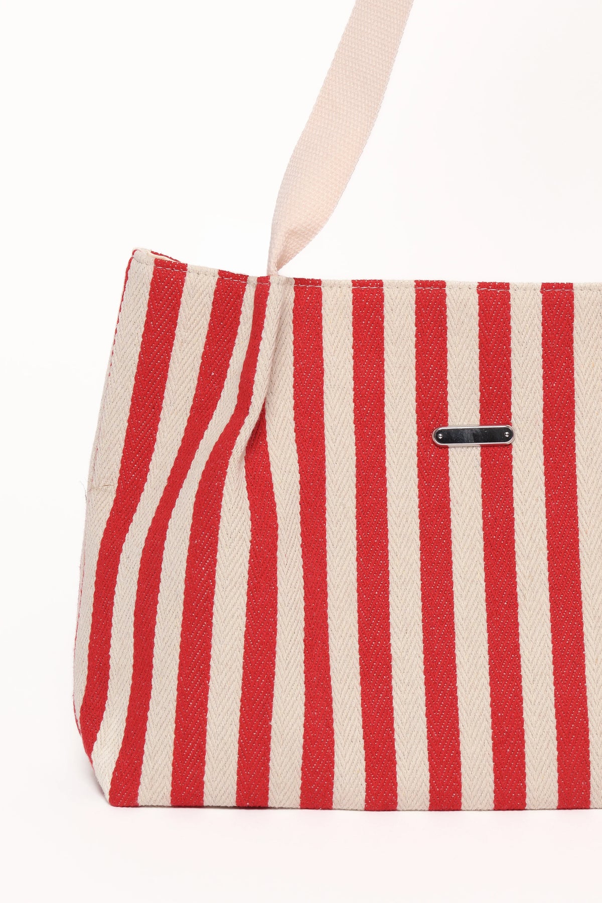 Ruby Beach Bag Red Stripe