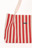 Ruby Beach Bag Red Stripe