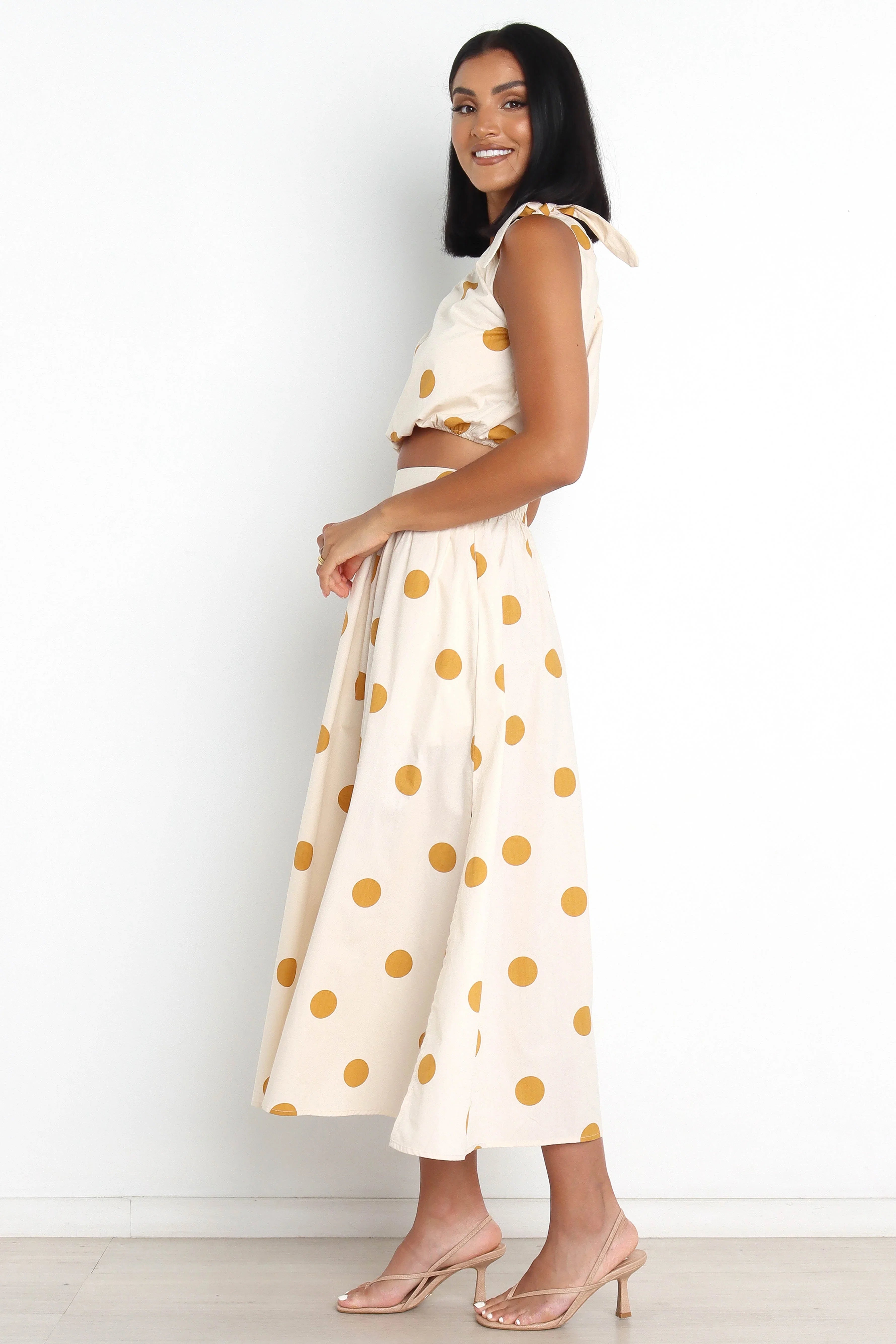 Phillipa Skirt Beige Spot