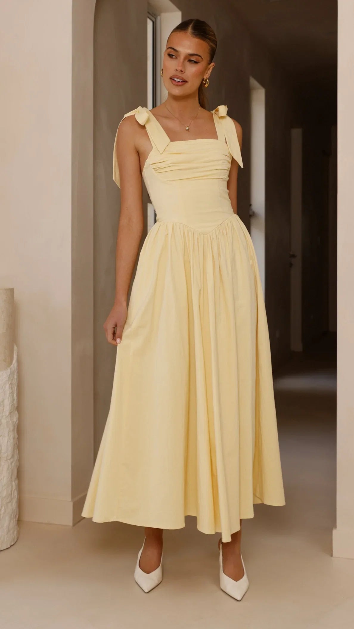 Haisley Maxi Dress Yellow