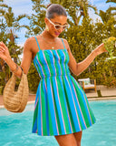 Glow Rush Striped Print Mini Dress