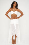 White Whisper Maxi Skirt Off White