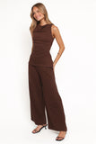 Meadow Pant Set Chocolate