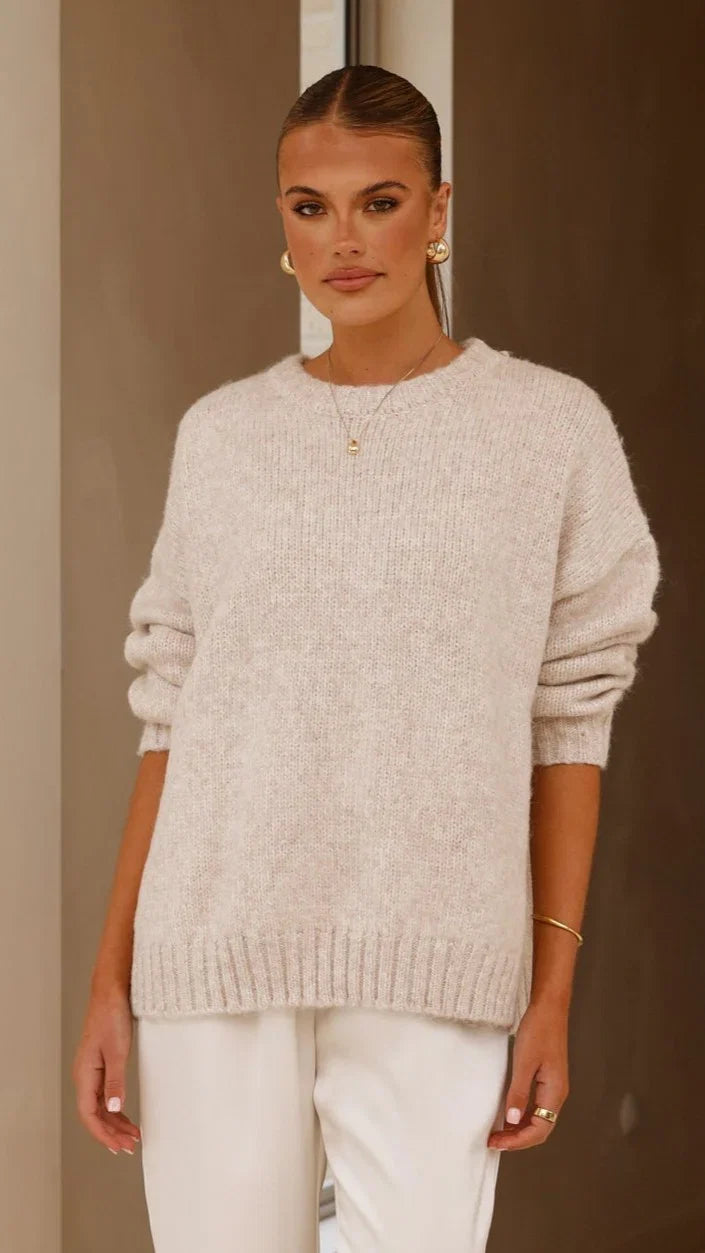Mila Knit Jumper Oatmeal