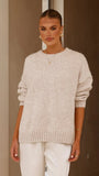Mila Knit Jumper Oatmeal