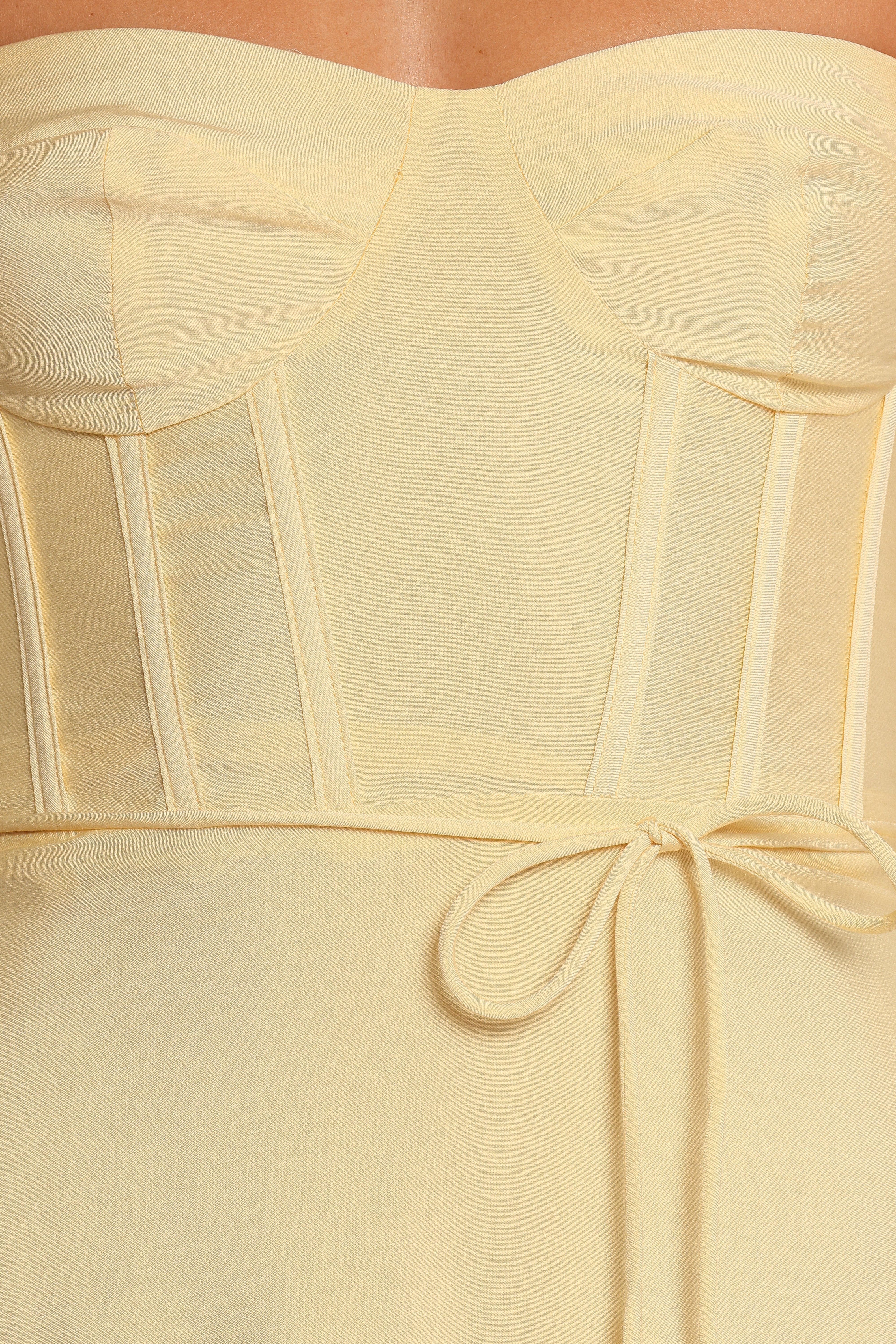 Della Midi Dress Yellow