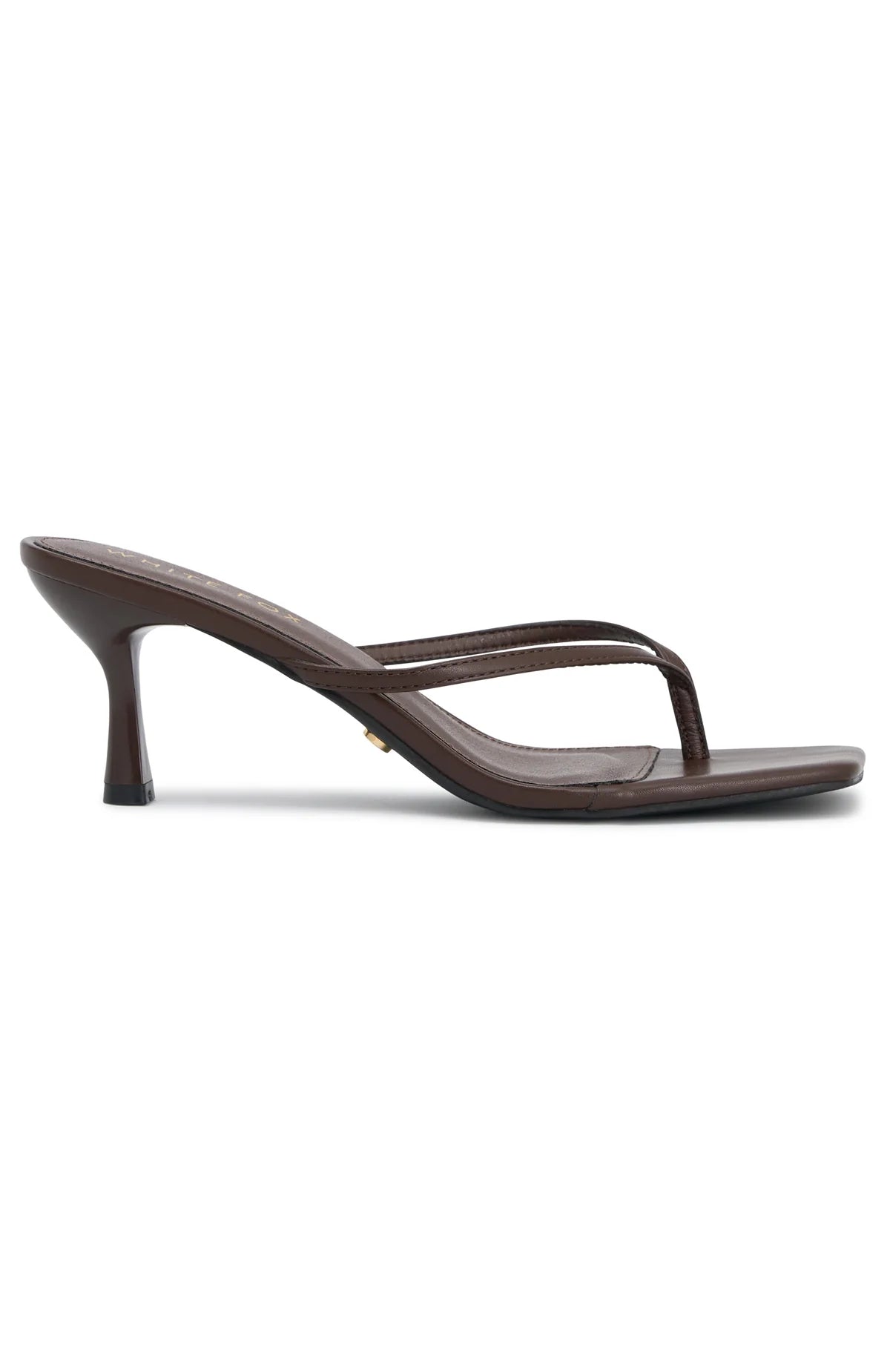 Mitchell Thong Mules Chocolate PU