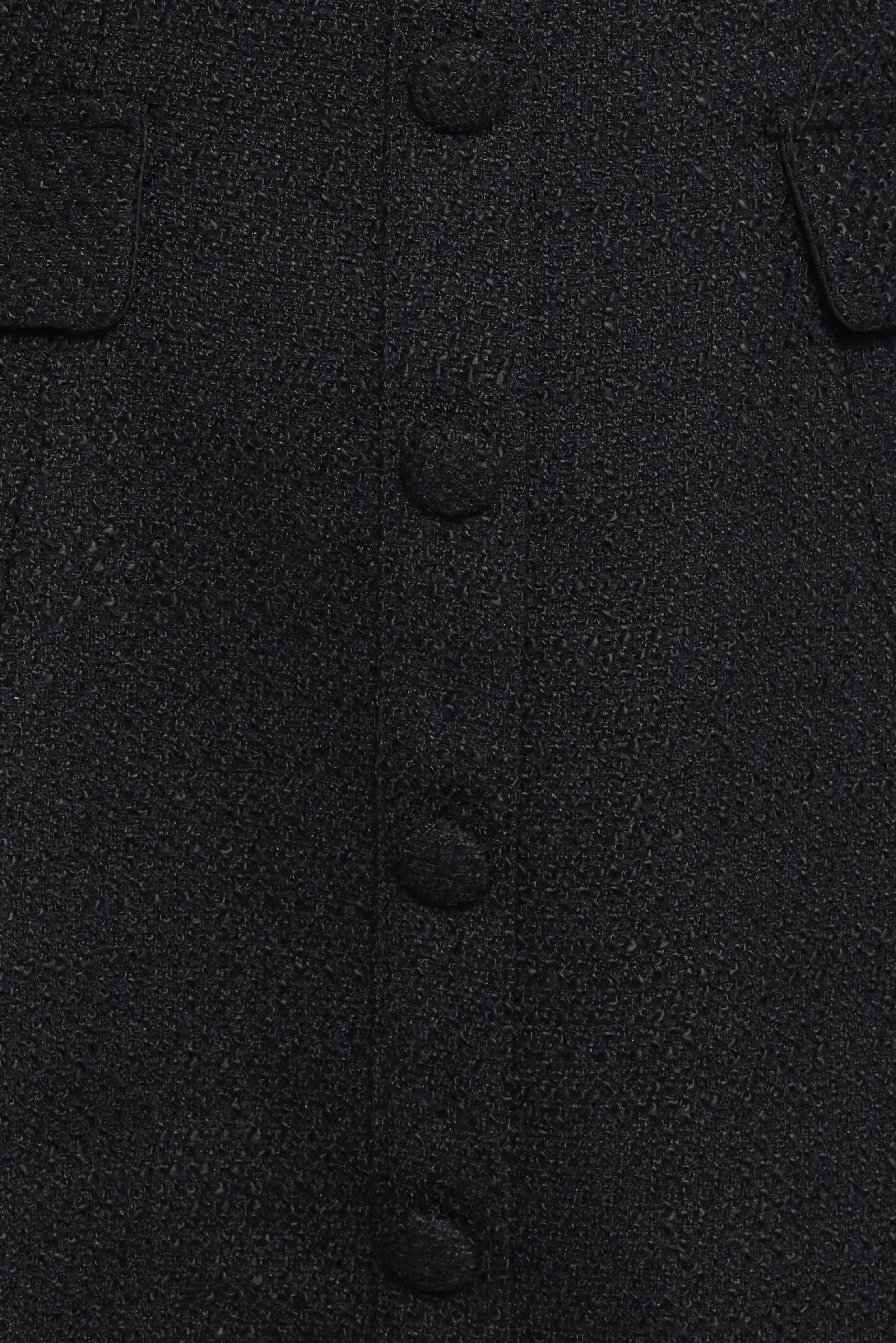 Sutton Mini Dress Black Tweed