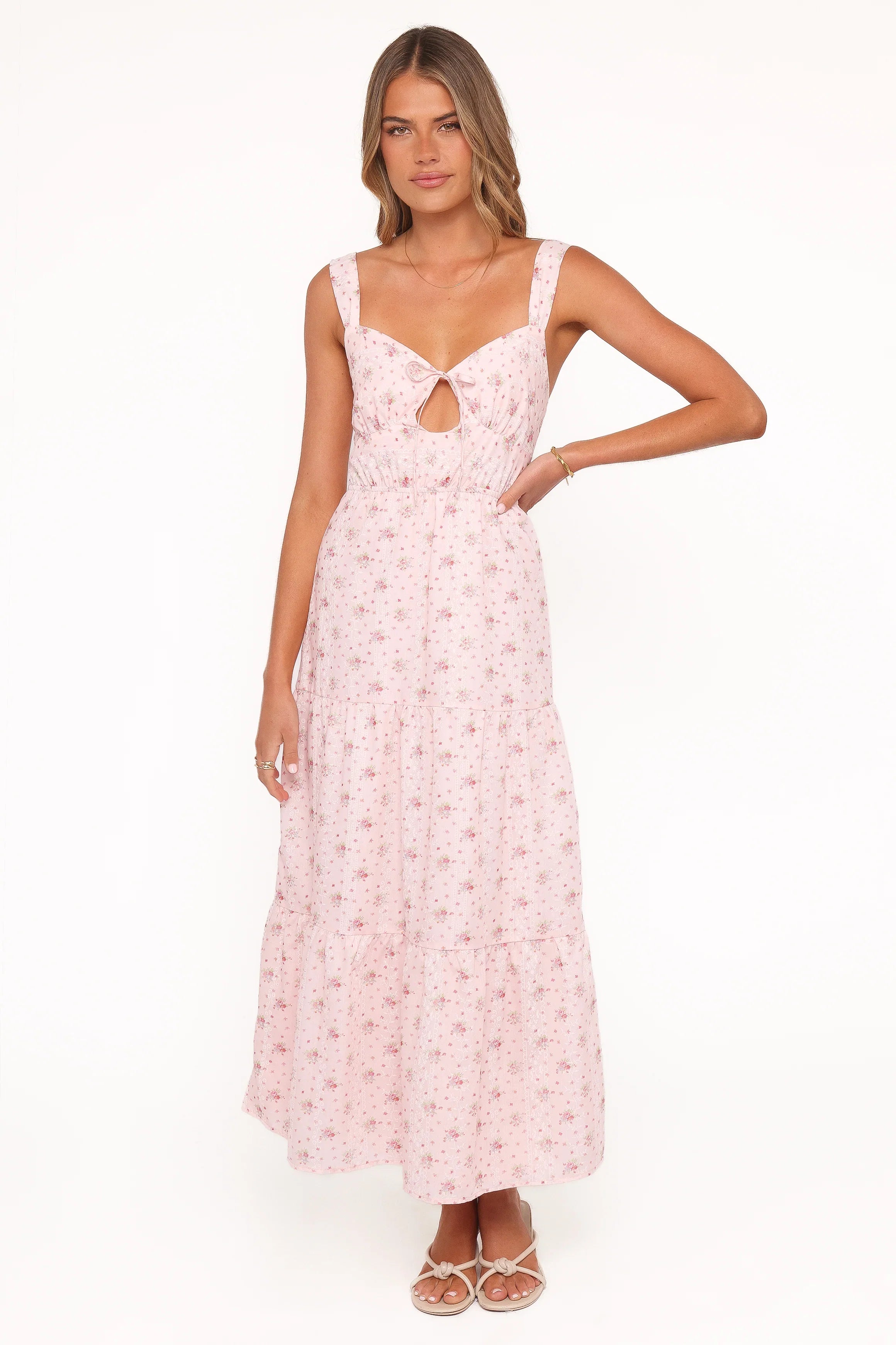 Kendra Maxi Dress Pink Floral