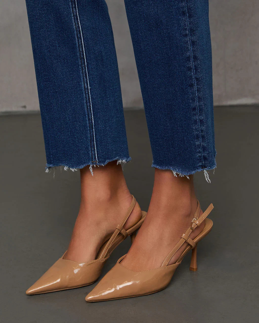 Rona Super Stretch High Rise Straight Leg Cropped Jeans