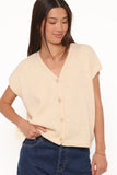 Mariana Knit Vest Lemon