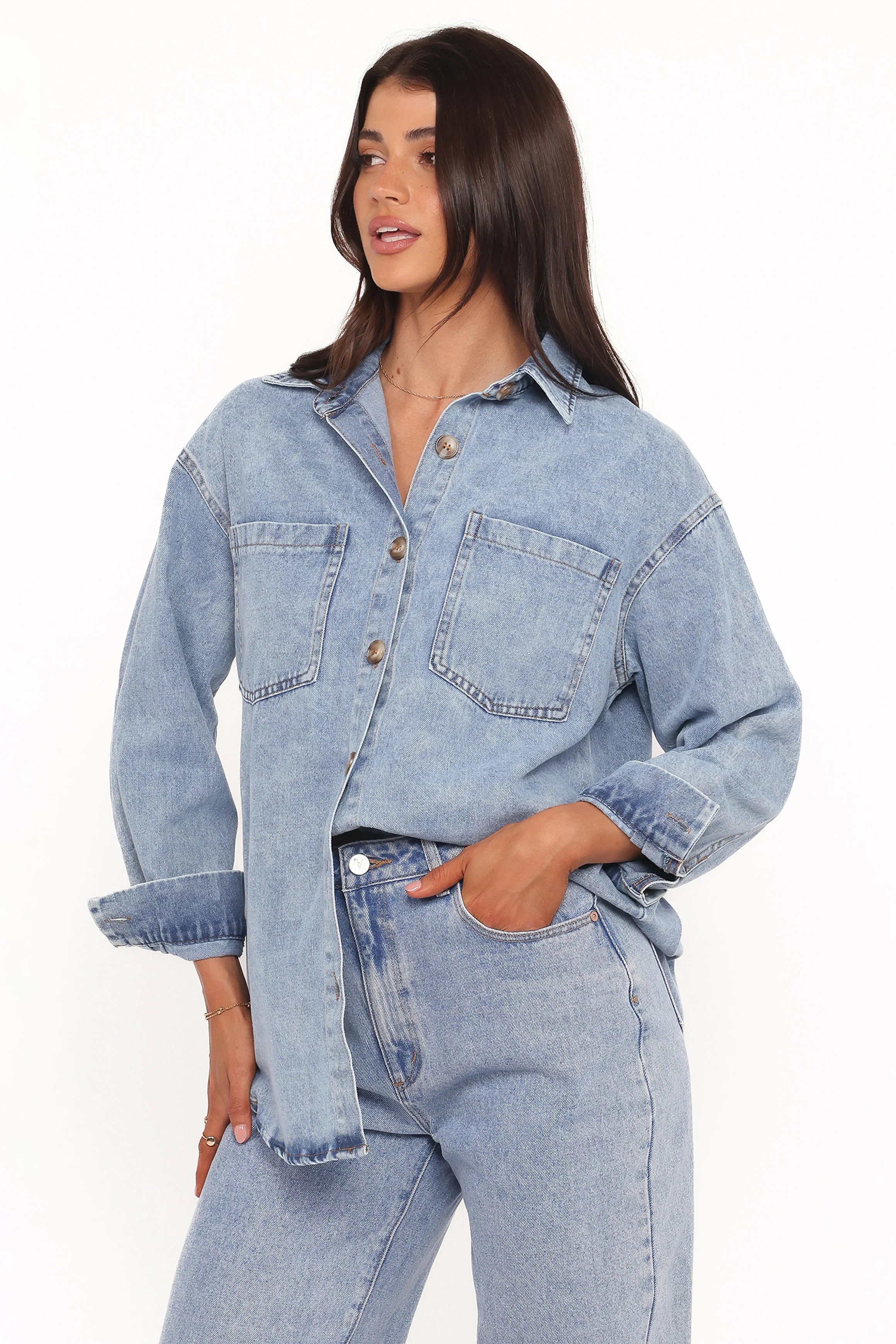 Anicia Denim Shirt Light