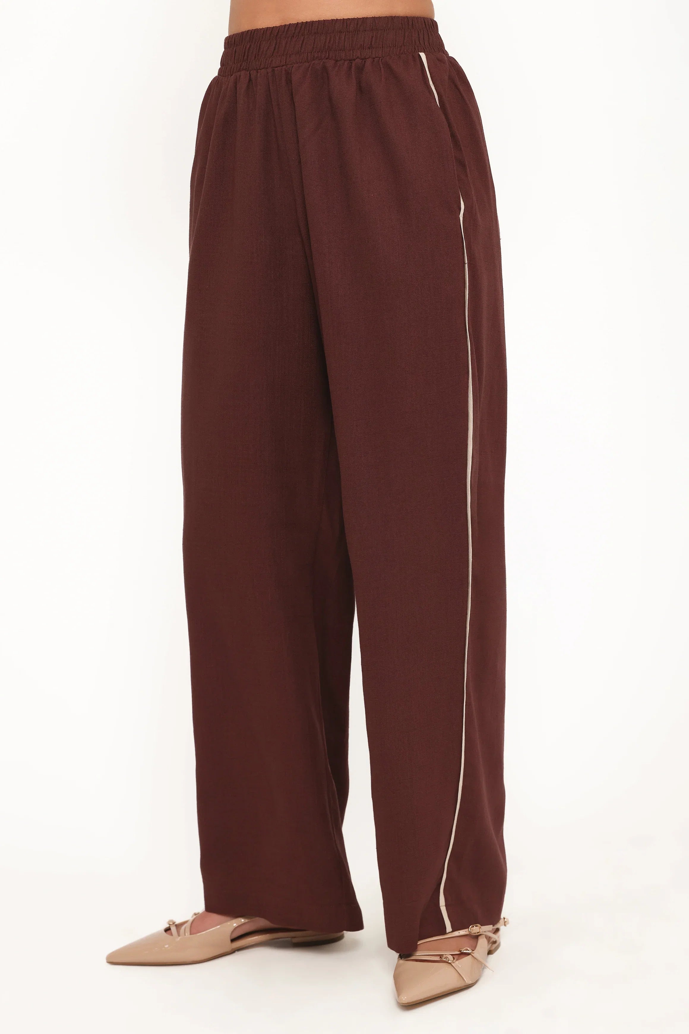 Dalton Pant Brown Cream